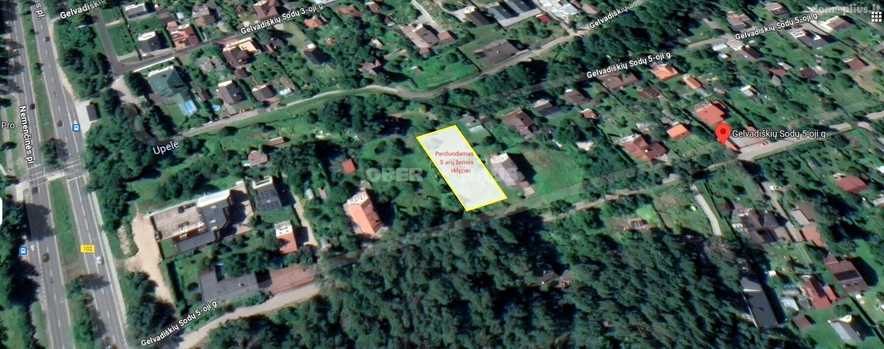 Parduodamas sklypas Vilniuje, Antakalnyje