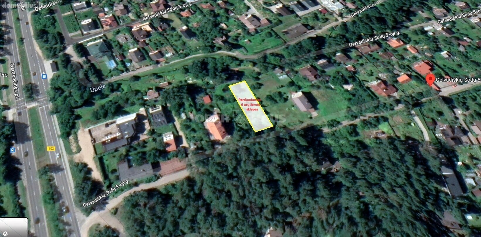 Parduodamas sklypas Vilniuje, Antakalnyje