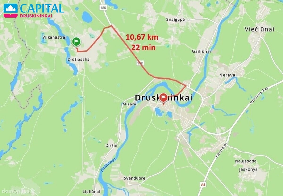 Parduodamas sklypas Druskininkų sav., Didžiasalyje, Alksnyno g.