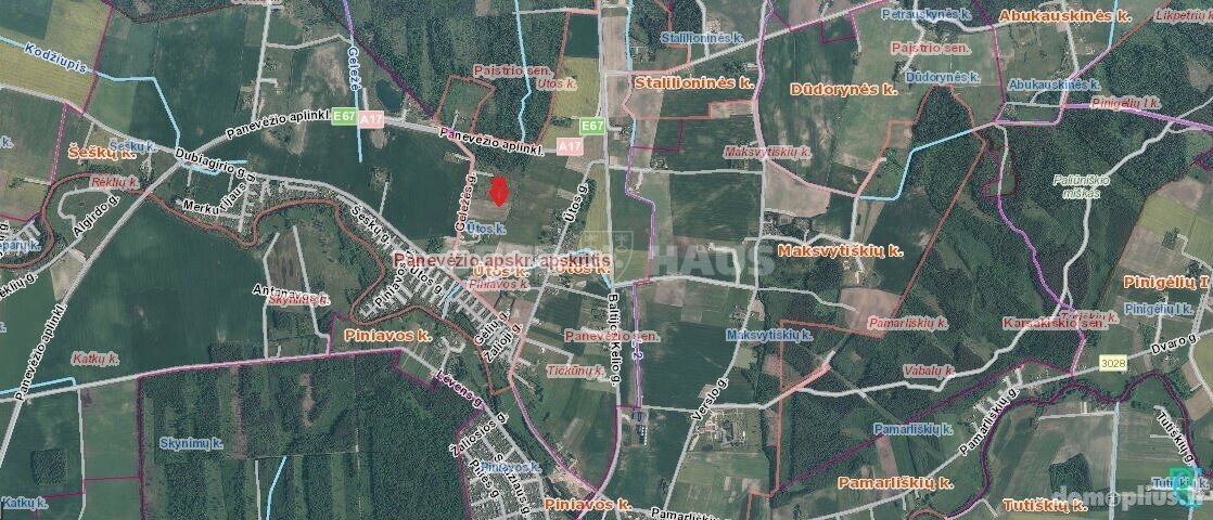 Участок Panevėžio rajono sav., Ūtoje