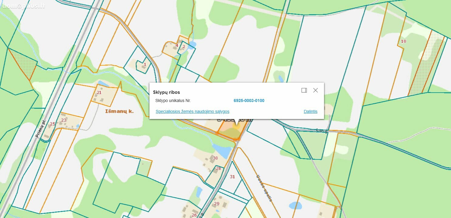 Land for sale Prienų rajono sav., Išmanuose