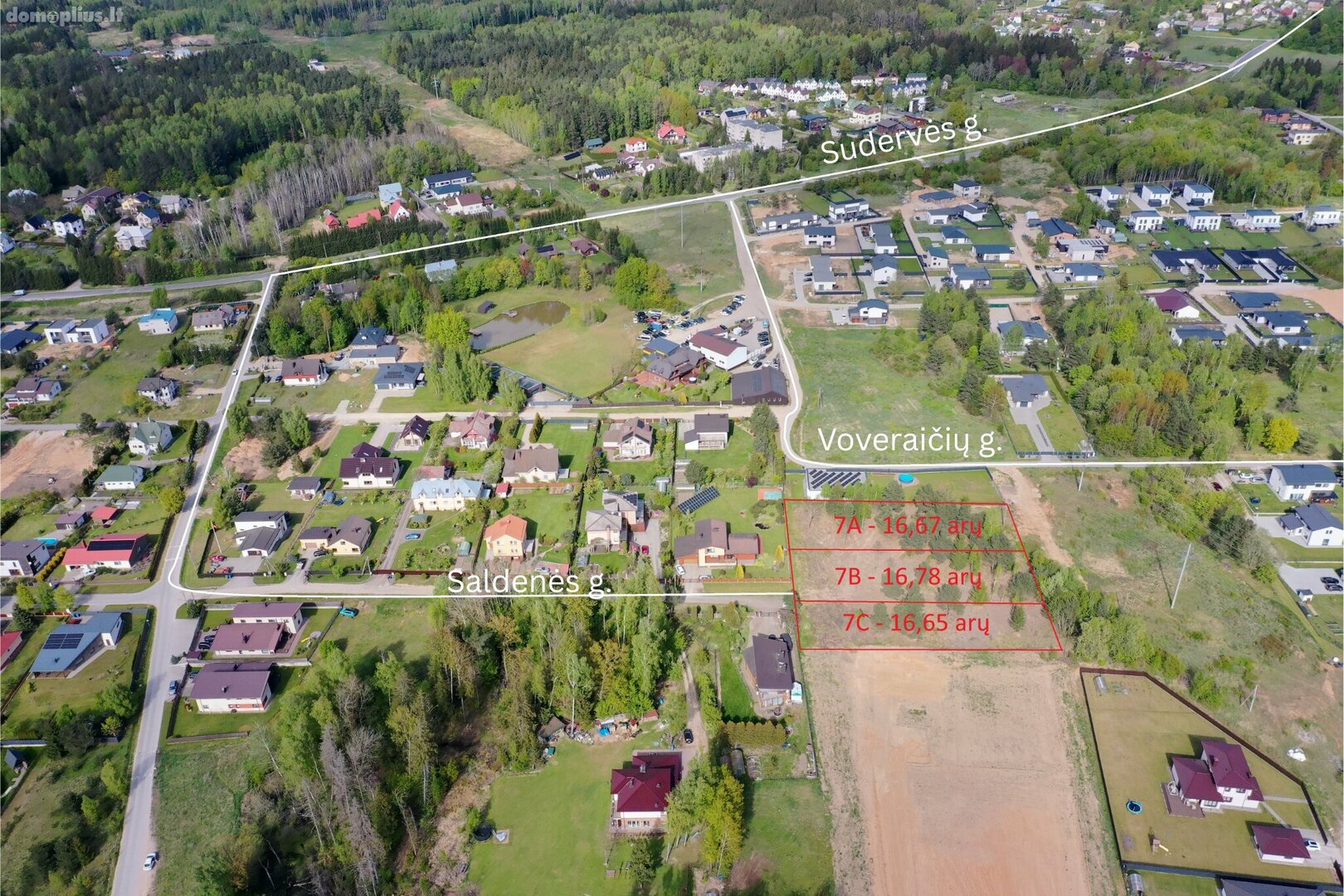 Parduodamas sklypas Vilniaus rajono sav., Saldenėje, Voveraičių g.