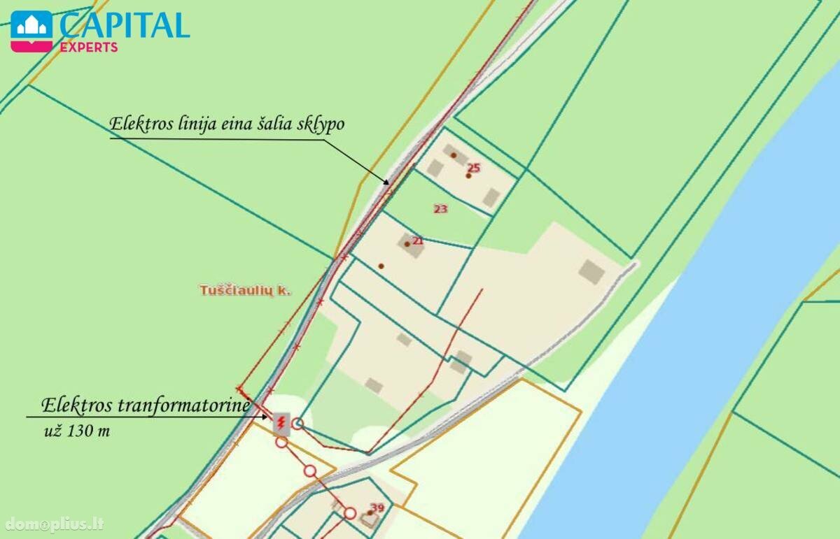 Parduodamas sklypas Vilniaus rajono sav., Tuščiauliuose