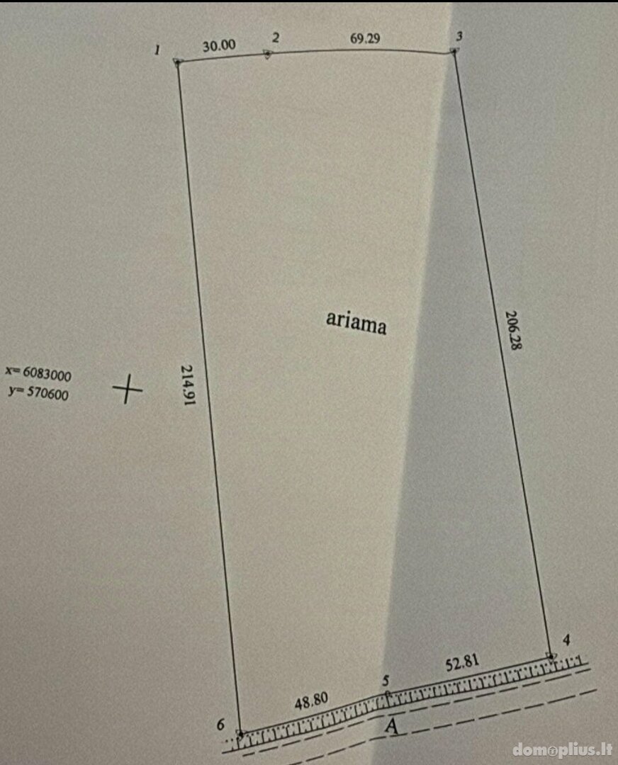 Parduodamas sklypas Vilniaus rajono sav., Antanave, Krotošyno g.