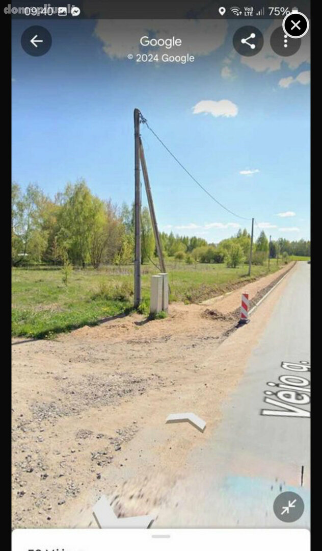 Parduodamas sklypas Vilniuje, Pagiriuose, Vėjo g.