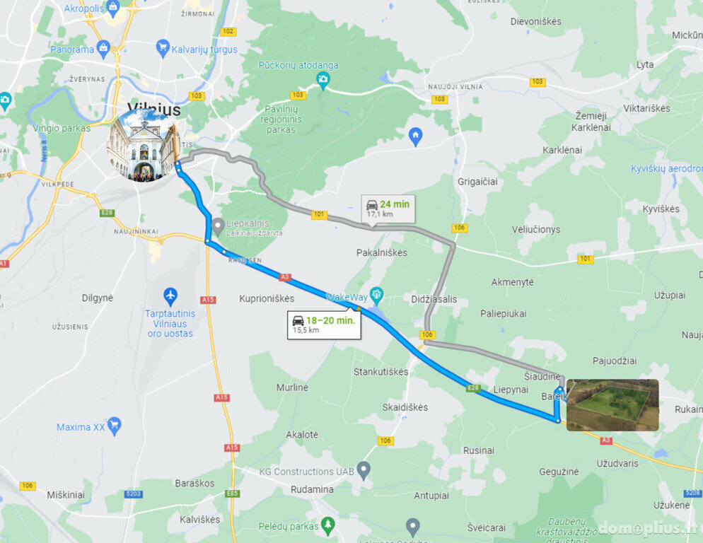 Land for sale Vilniaus rajono sav., Bareikiškėse