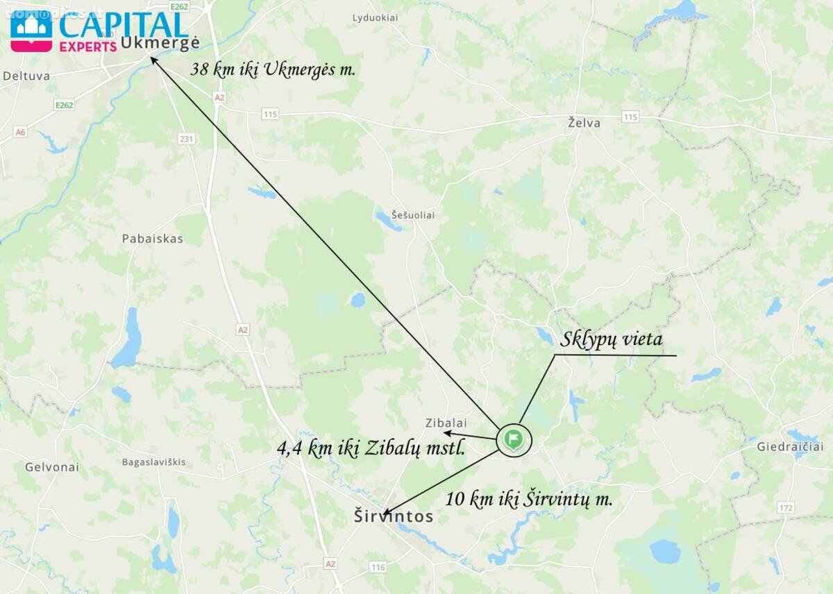 Parduodamas sklypas Širvintų rajono sav., Kiemeliuose