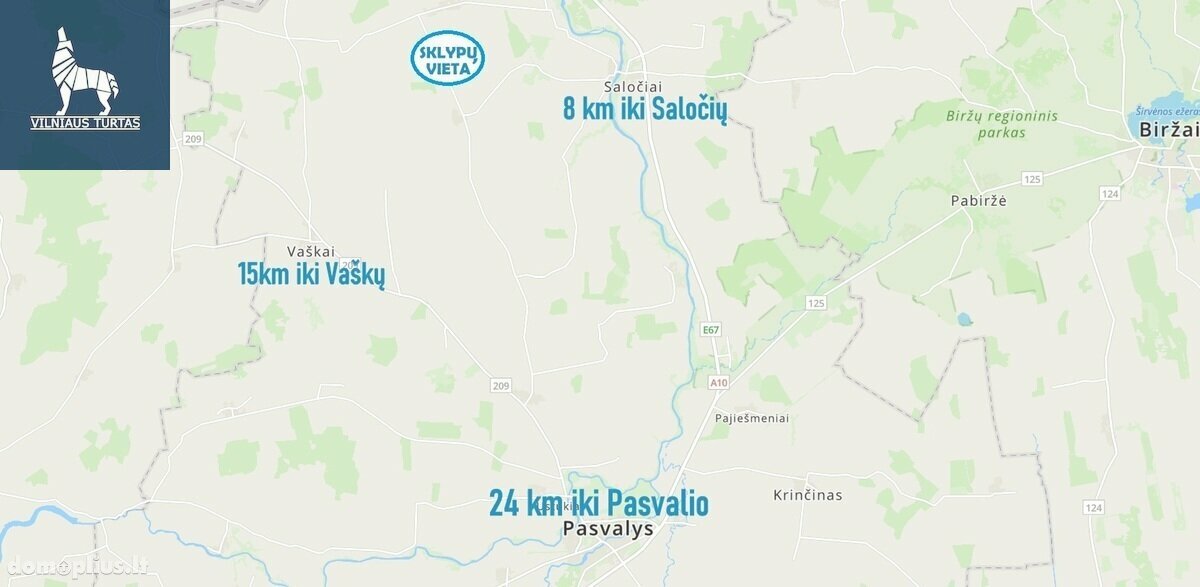Land for sale Pasvalio rajono sav., Kiemėnuose