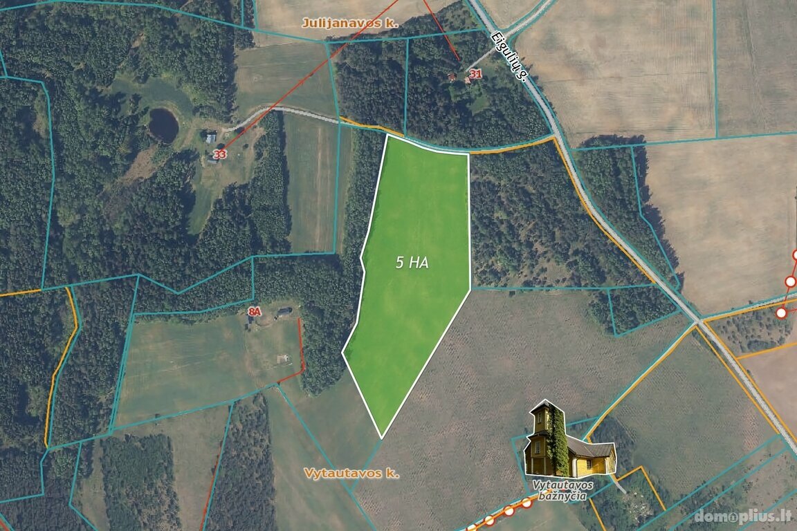 Parduodamas sklypas Trakų rajono sav., Vytautavoje