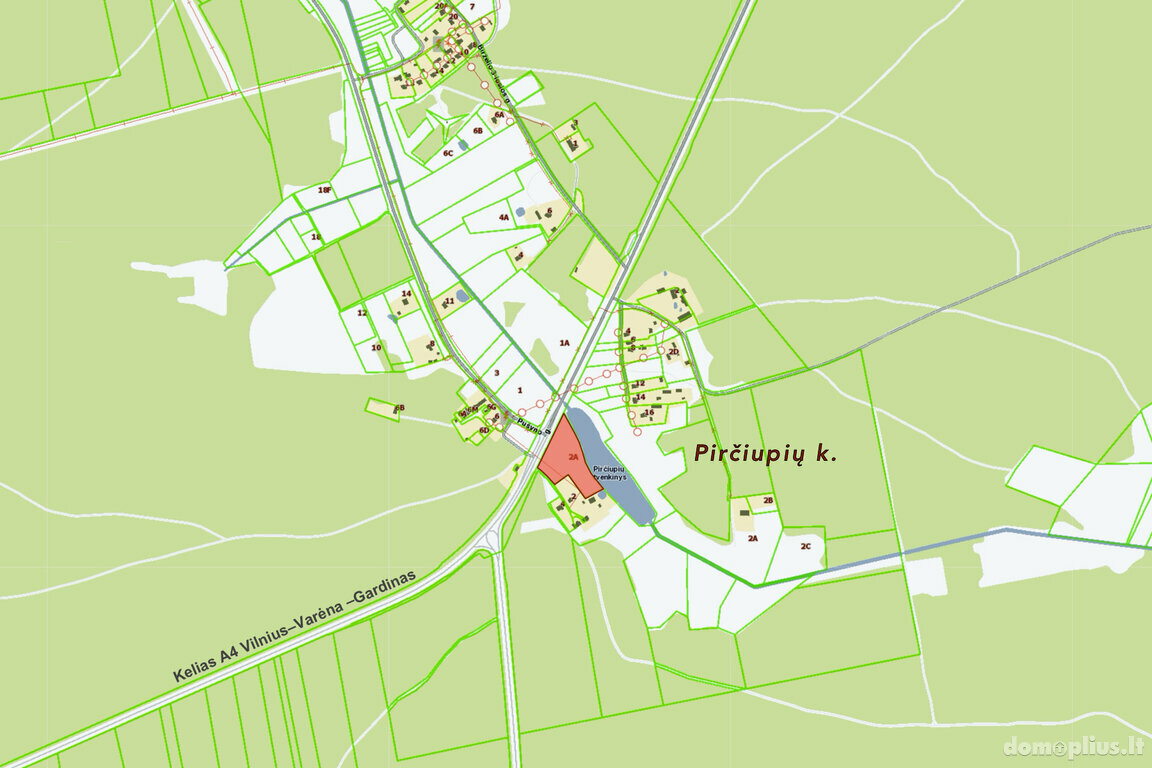 Parduodamas sklypas Varėnos rajono sav., Pirčiupiuose