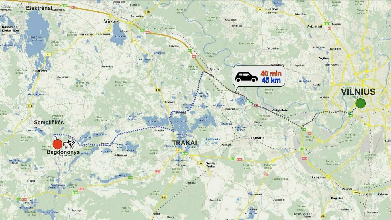 Parduodamas sklypas Trakų rajono sav., Vilkokšnyje