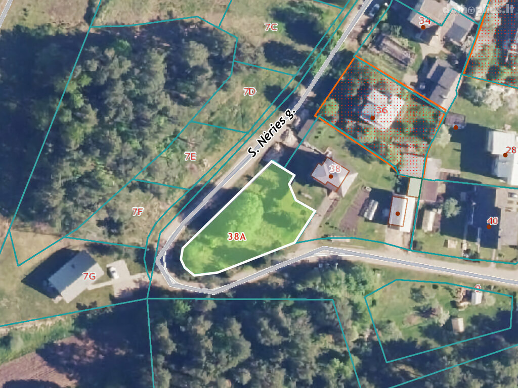 Parduodamas sklypas Trakų rajono sav., Trakuose, S. Nėries g.