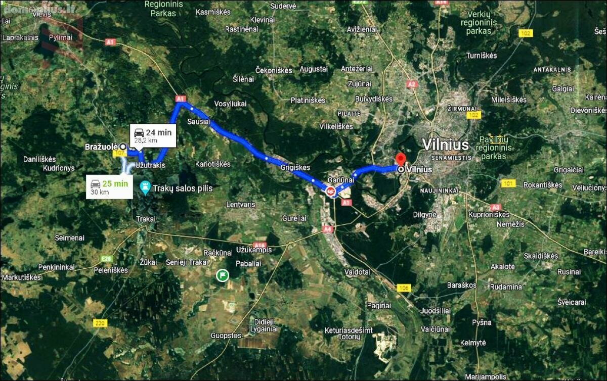 Parduodamas sklypas Trakų rajono sav., Bražuolėje, Bokšto g.