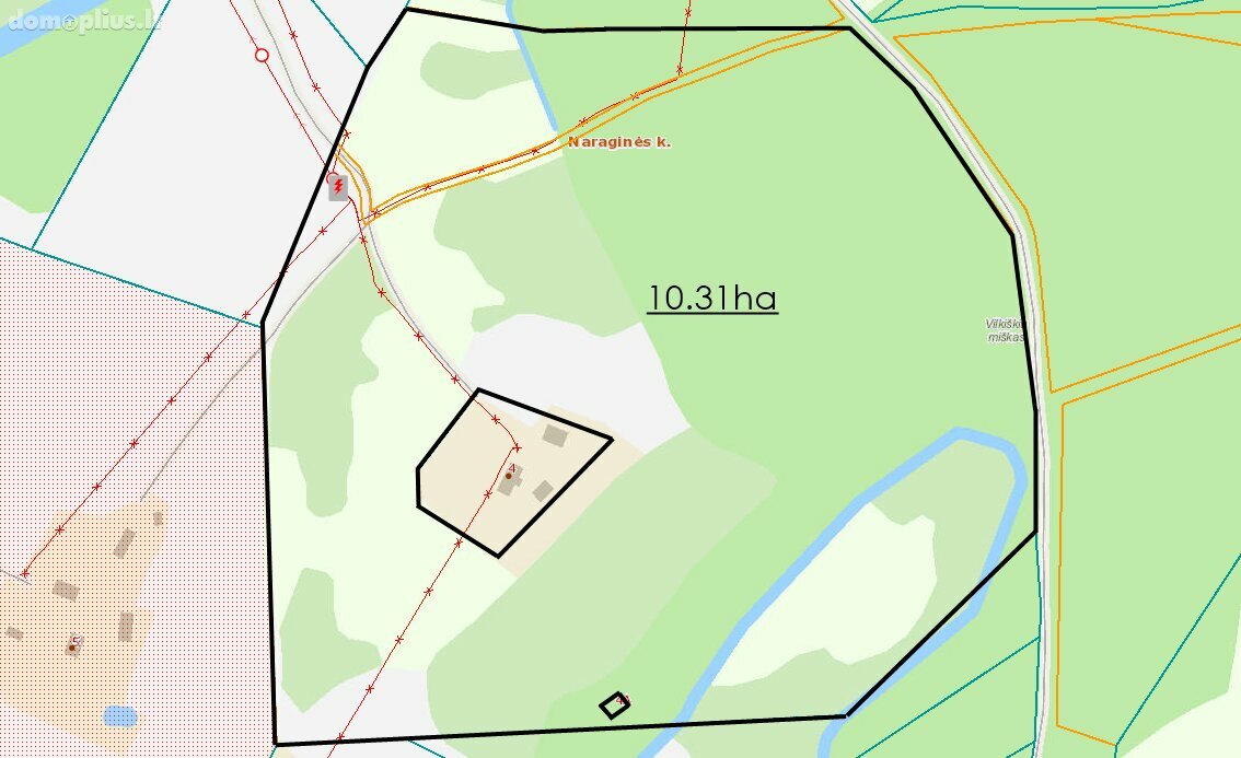 Parduodamas sklypas Molėtų rajono sav., Naraginėje