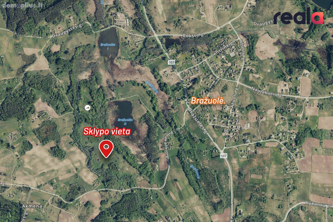 Parduodamas sklypas Trakų rajono sav., Bražuolėje