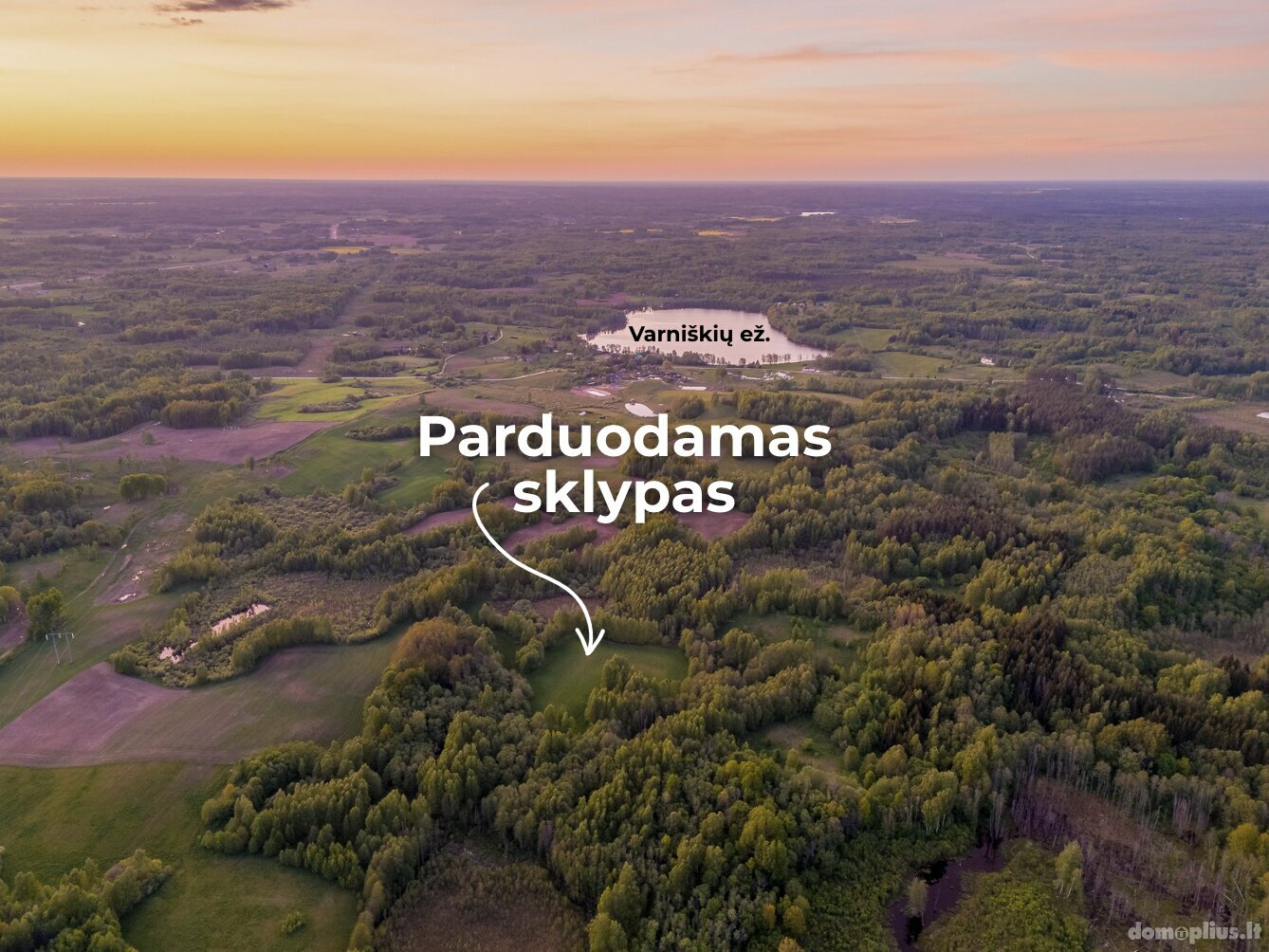 Parduodamas sklypas Vilniaus rajono sav., Varniškėse