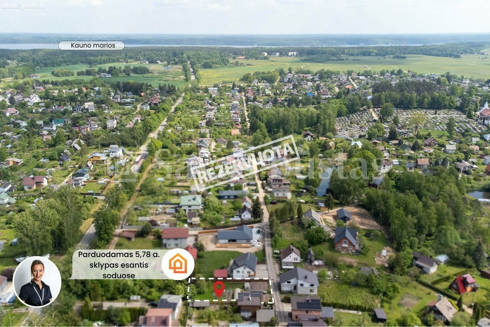 Участок Kauno rajono sav., Šlienavoje, Centrinė g.