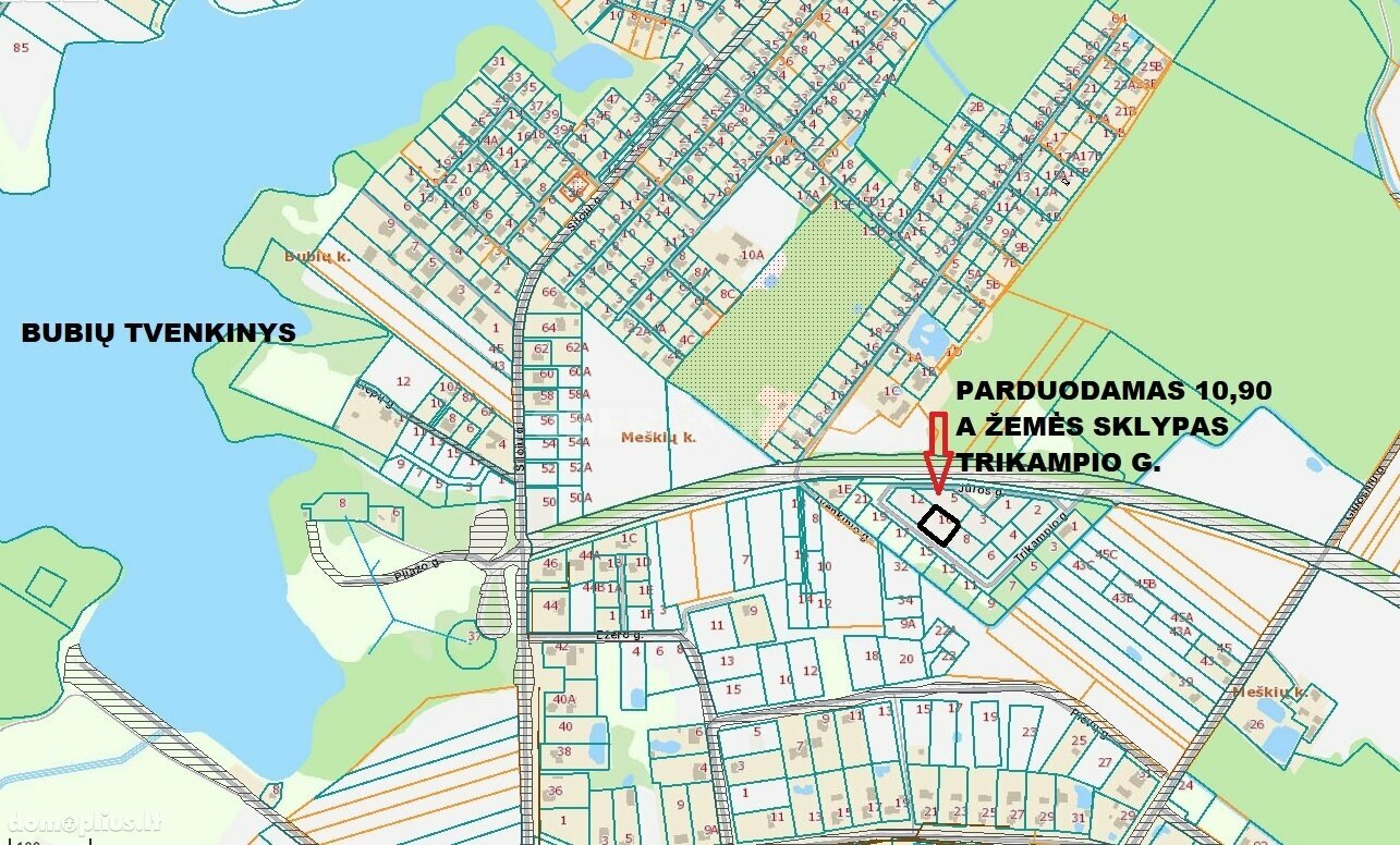 Parduodamas sklypas Šiaulių rajono sav., Meškiuose