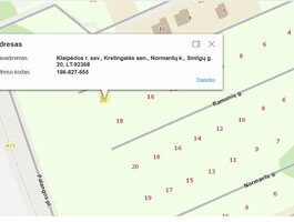 Parduodamas sklypas Klaipėdos rajono sav., Normantuose, Smilgų g.