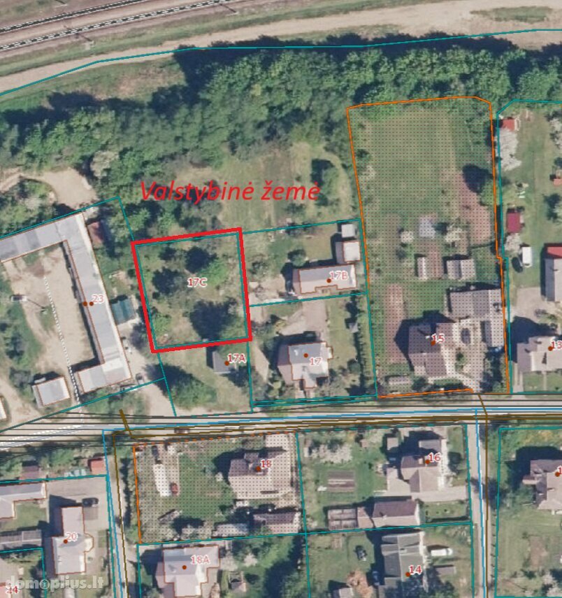 Parduodamas sklypas Trakų rajono sav., Lentvaryje, M. Šimelionio g.