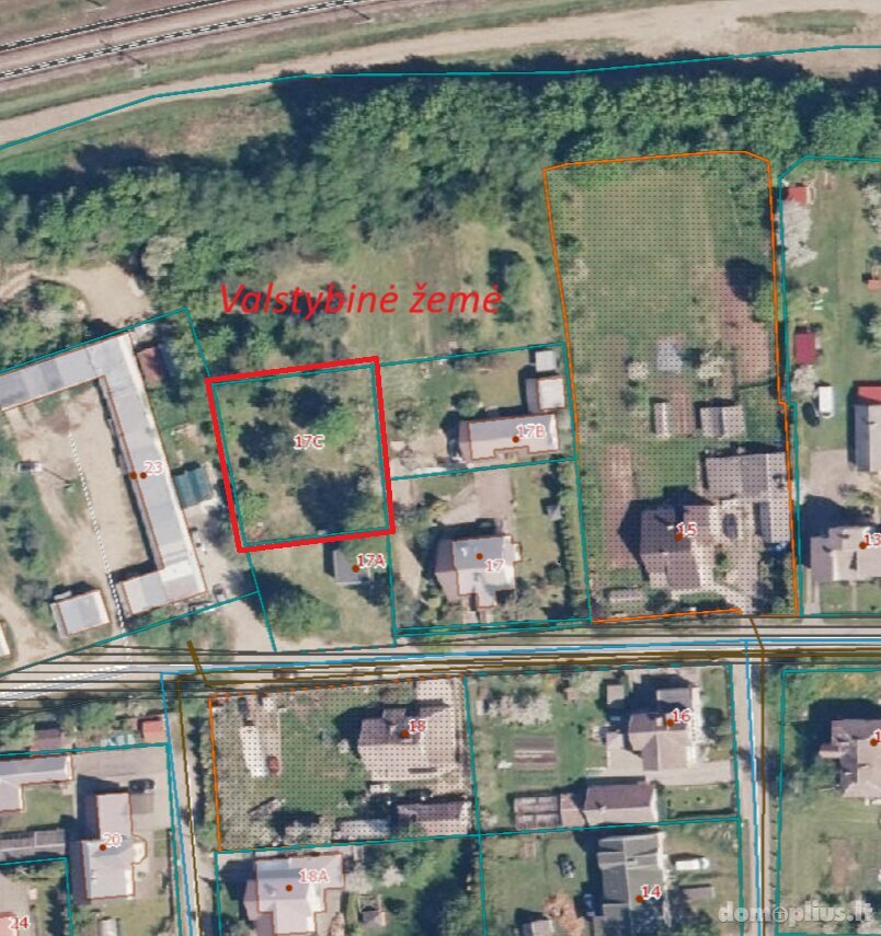 Участок Trakų rajono sav., Lentvaryje, M. Šimelionio g.