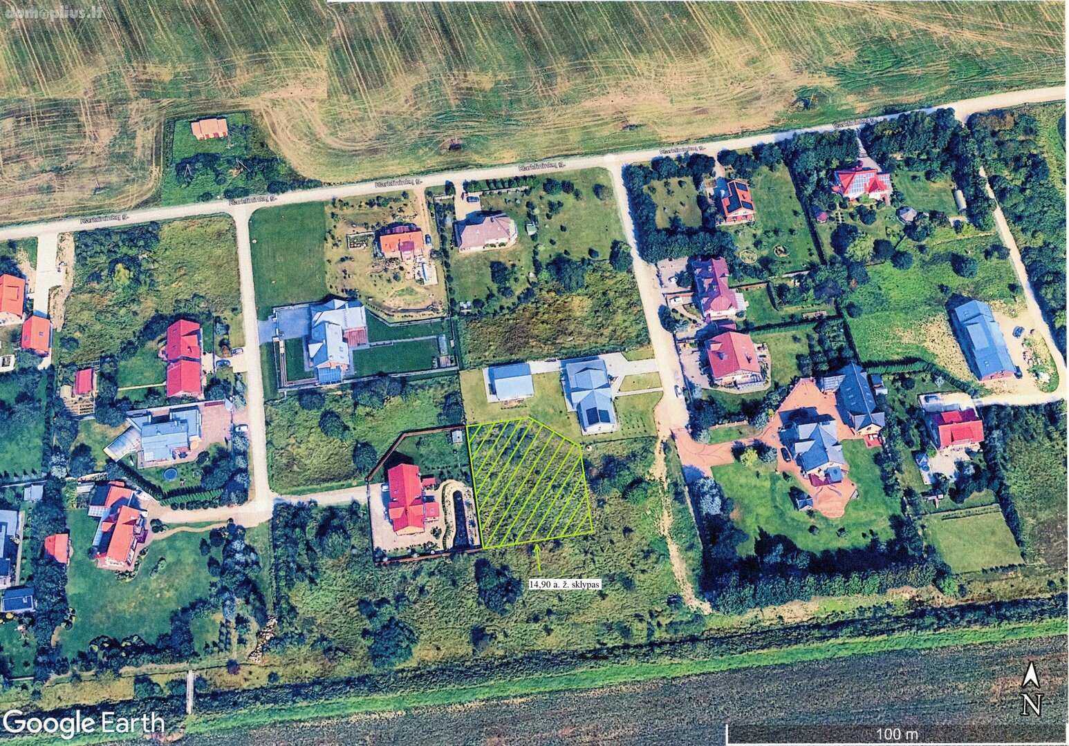 Parduodamas sklypas Klaipėdos rajono sav., Karklėje, Karklininkų g.