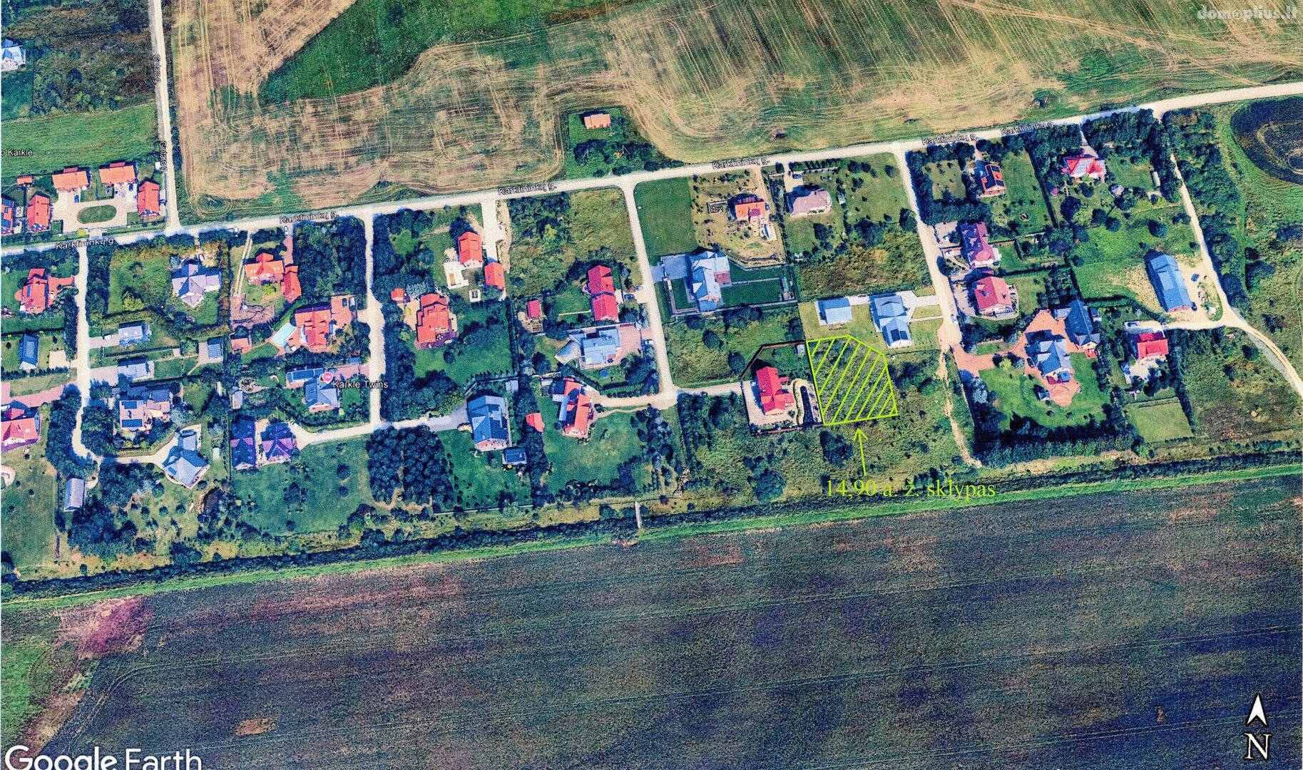 Parduodamas sklypas Klaipėdos rajono sav., Karklėje, Karklininkų g.
