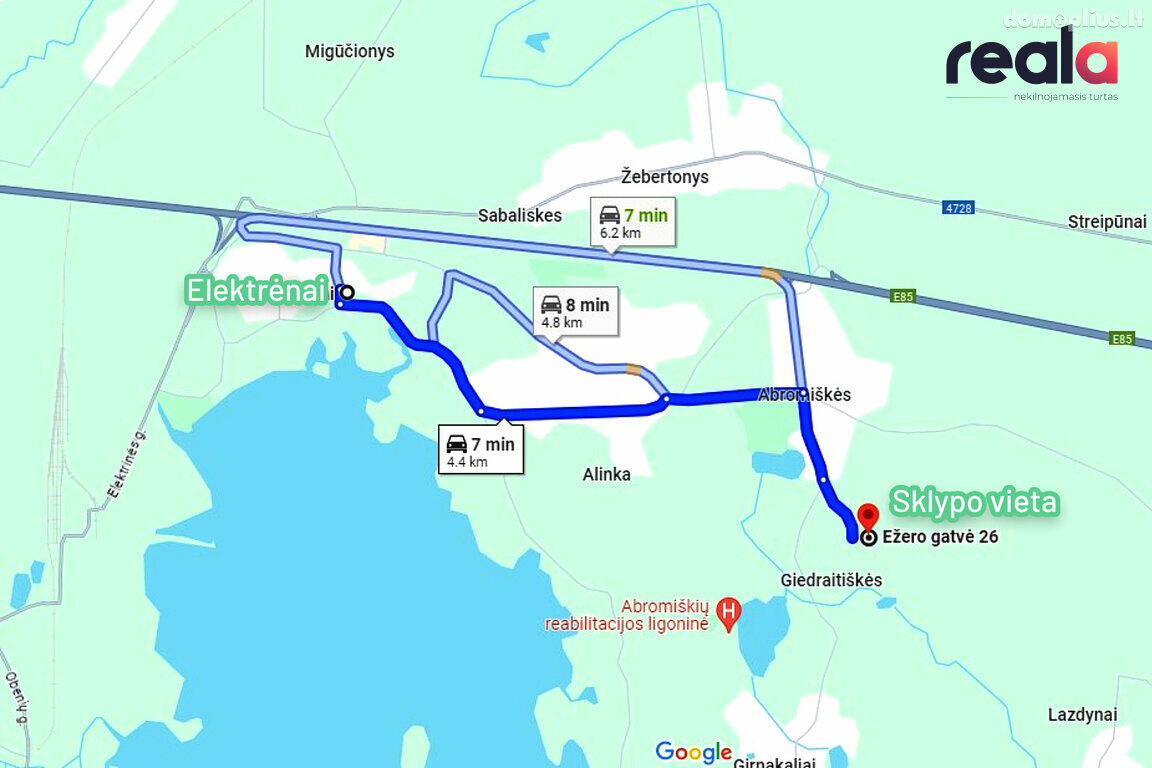 Parduodamas sklypas Elektrėnų sav.