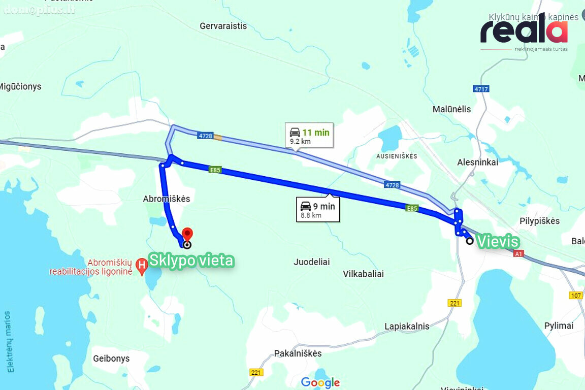 Parduodamas sklypas Elektrėnų sav.