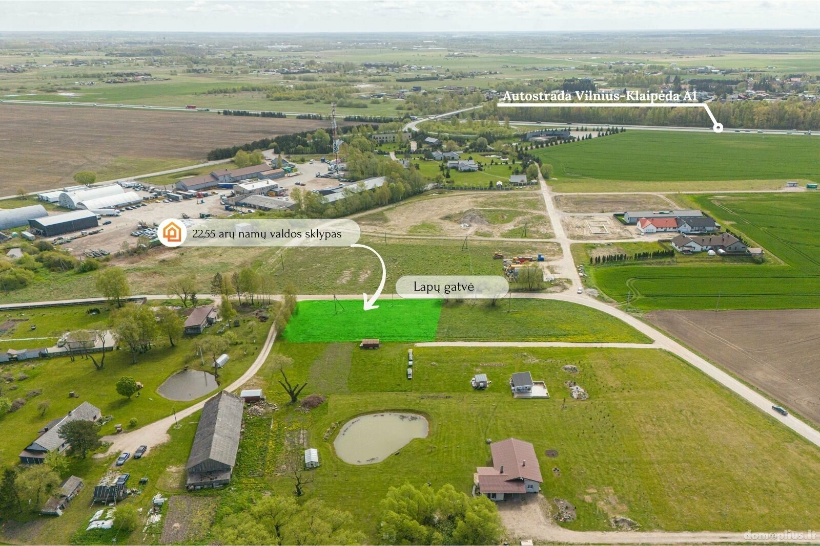 Parduodamas sklypas Klaipėdos rajono sav., Šlapšilėje, Lapų g.