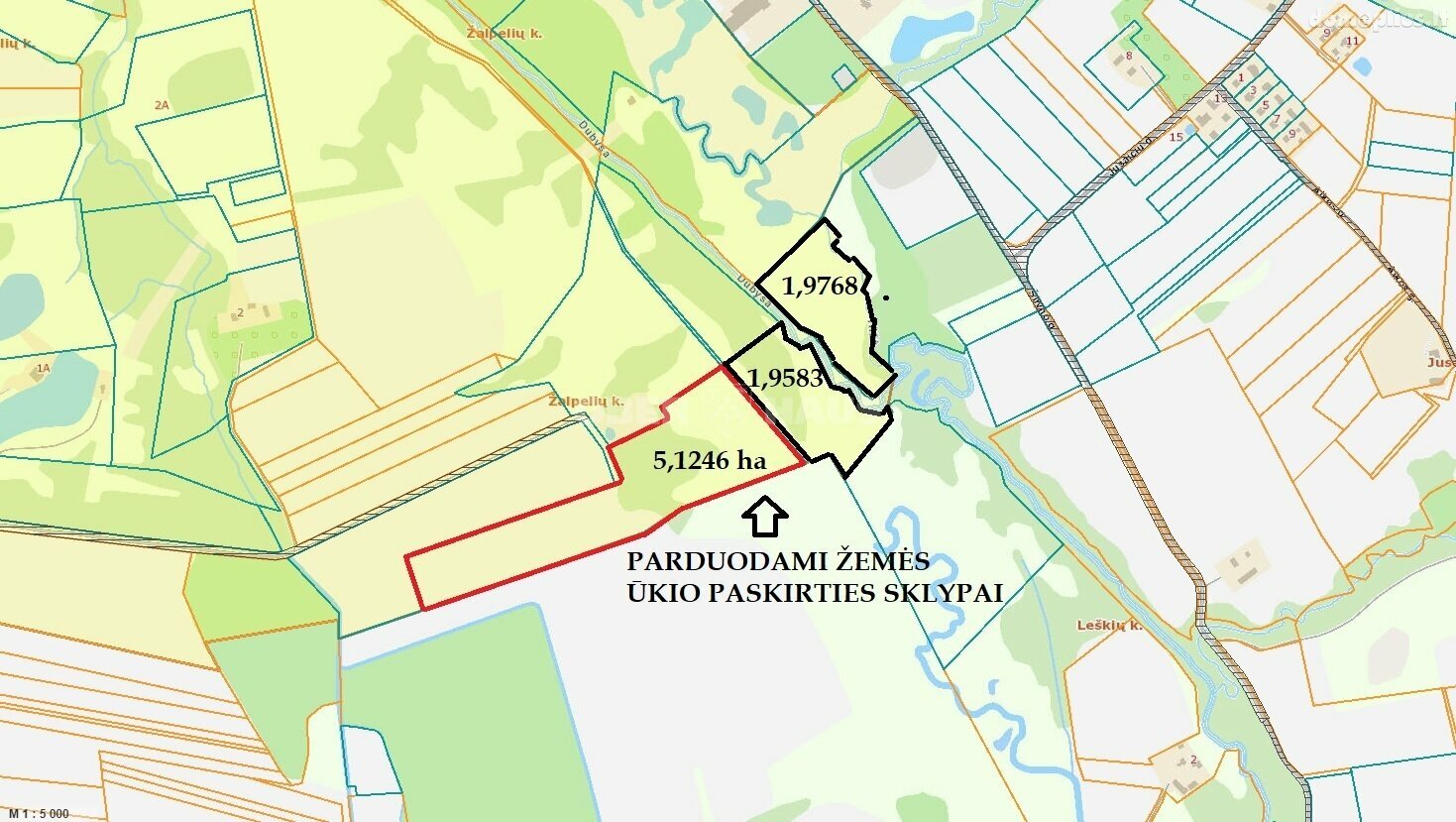 Parduodamas sklypas Šiaulių rajono sav., Žalpeliuose