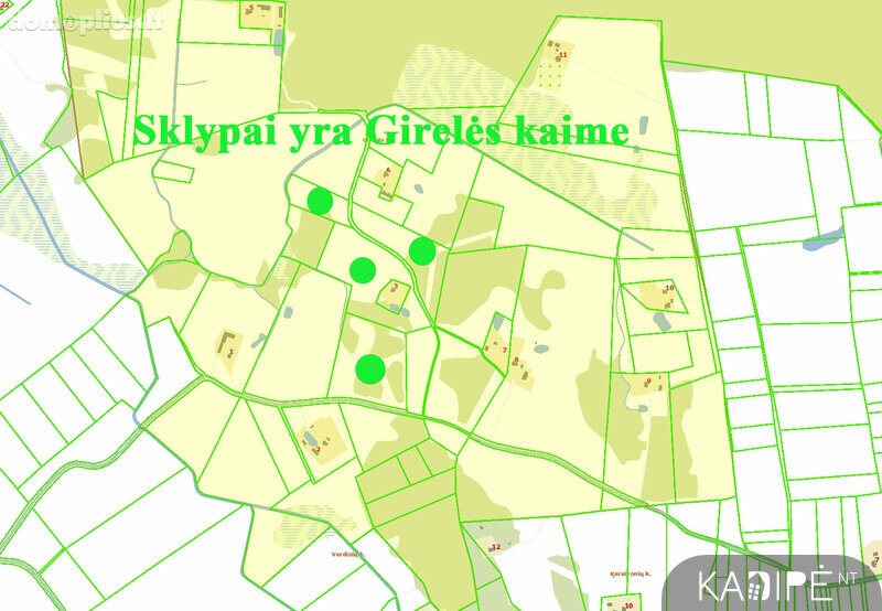 Parduodamas sklypas Kaišiadorių rajono sav., Girelėje