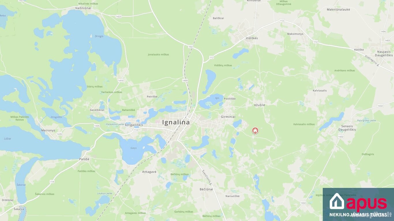 Parduodamas sklypas Ignalinos rajono sav., Girminiuose, Budrių g.