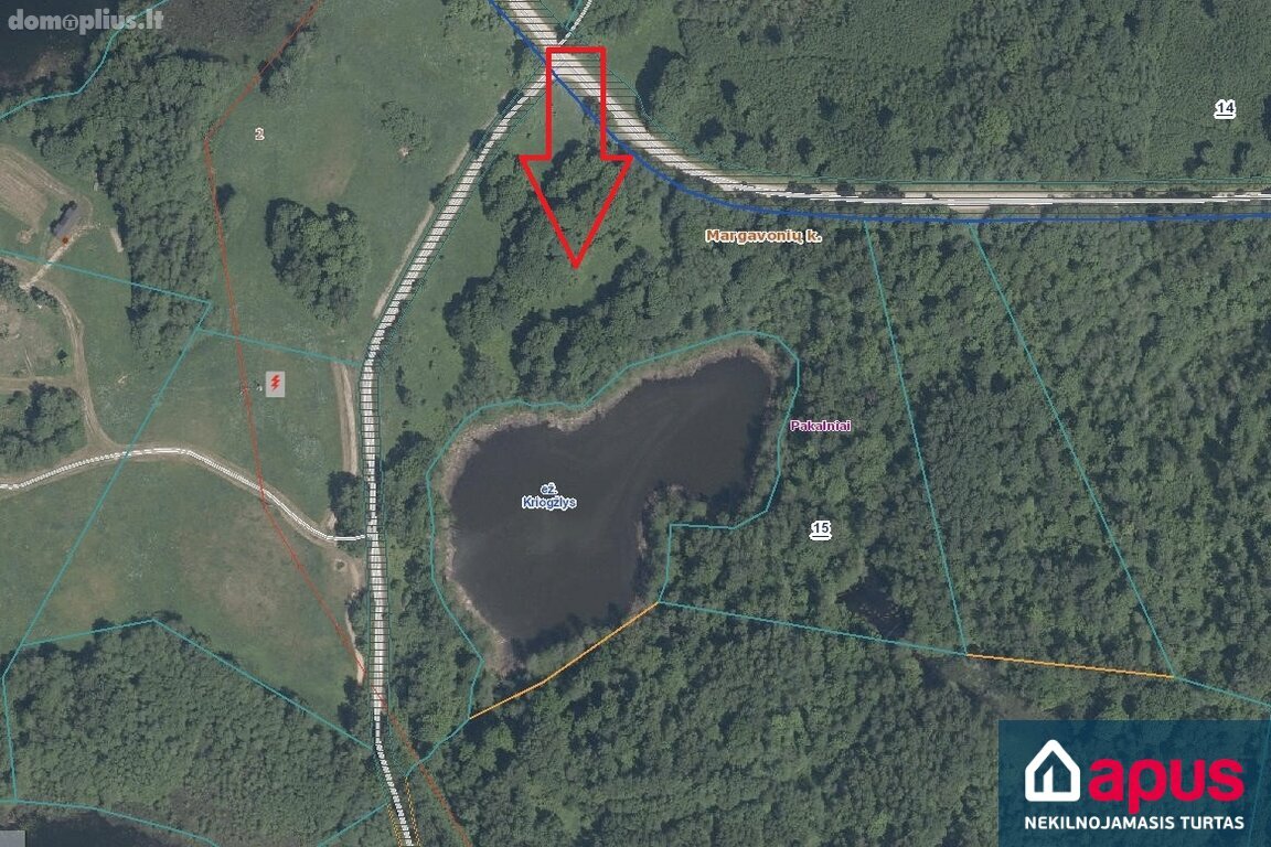 Parduodamas sklypas Utenos rajono sav., Pakalniuose