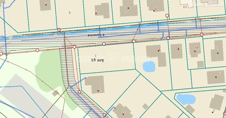 Участок Panevėžyje, Rožėse