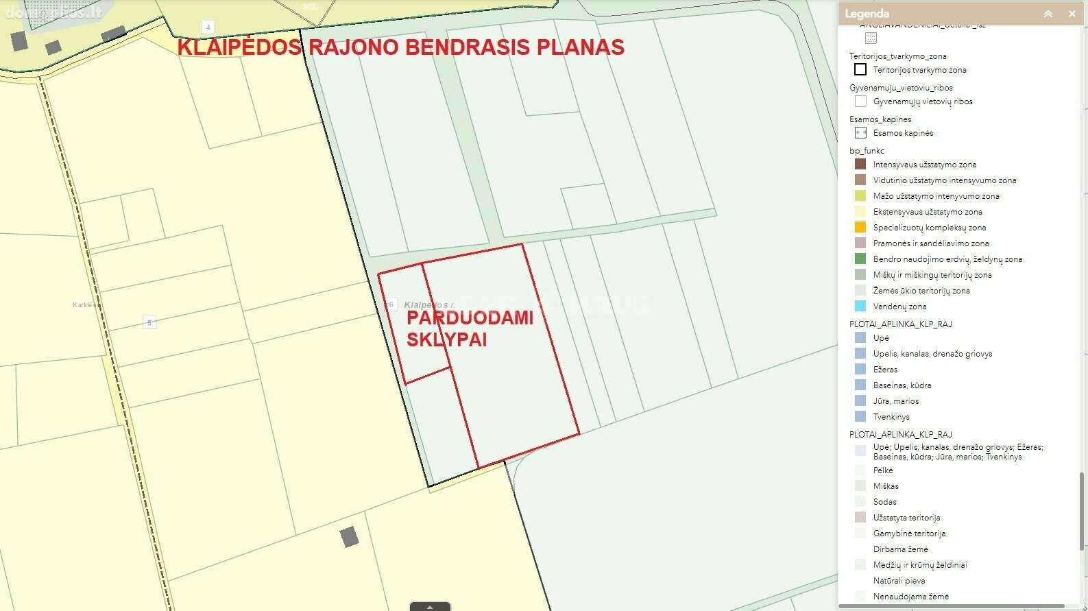 Parduodamas sklypas Klaipėdos rajono sav., Karklėje