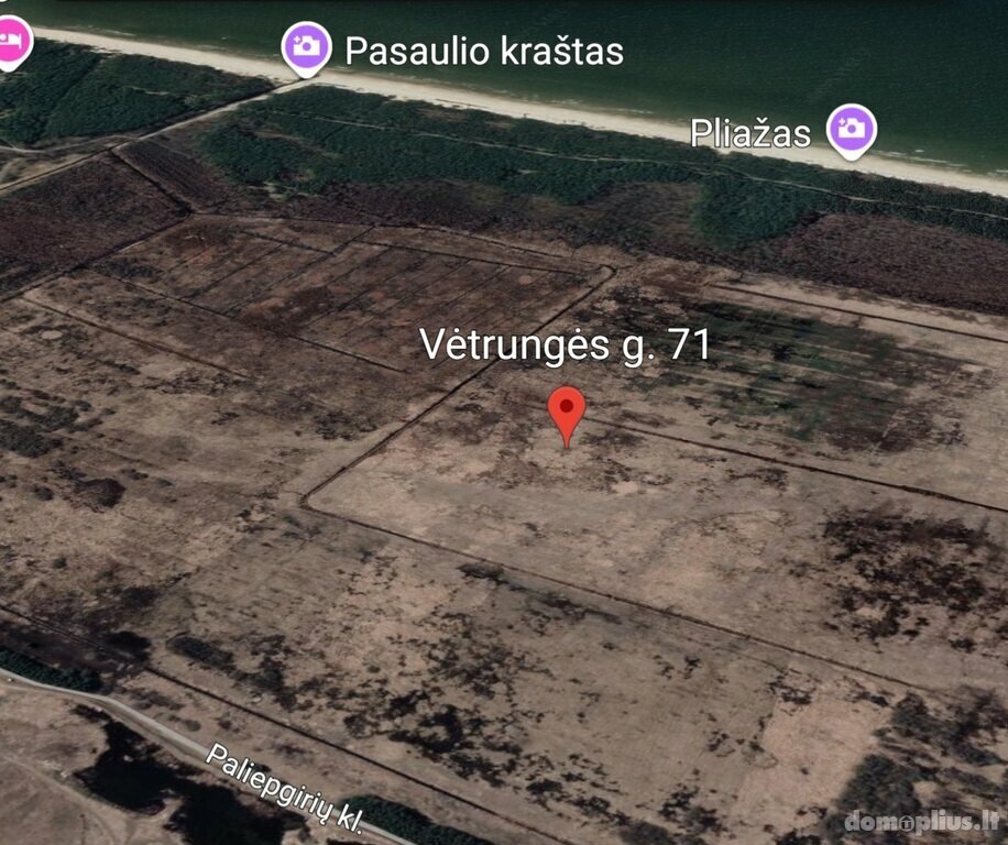 Parduodamas sklypas Palangoje, Vėtrungės g.