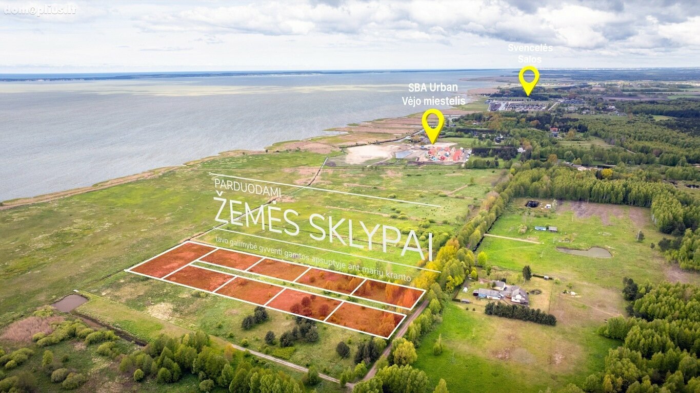 Parduodamas sklypas Klaipėdos rajono sav., Svencelėje