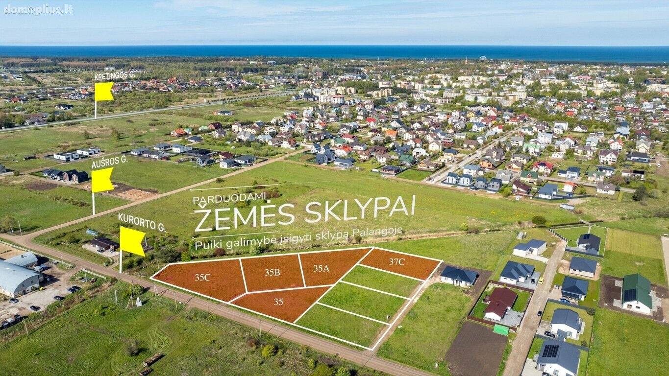 Parduodamas sklypas Palangoje, Kurorto g.