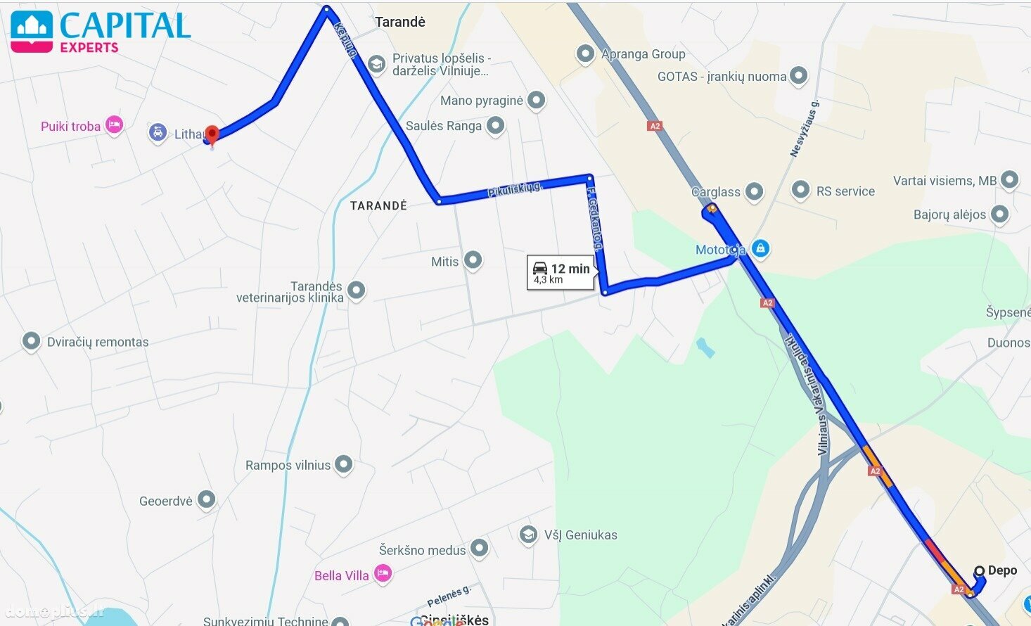 Parduodamas sklypas Vilniaus rajono sav., Avižieniuose, Gailašių g.