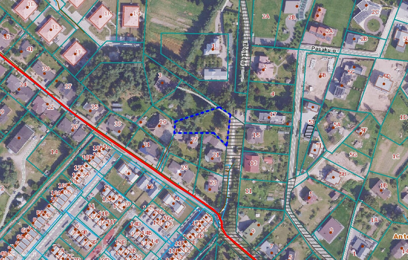 Parduodamas sklypas Vilniaus rajono sav., Buivydiškėse, Mėguvos g.