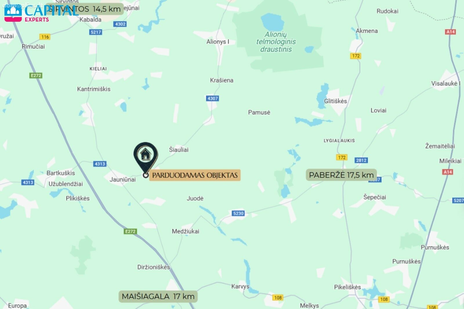 Parduodamas sklypas Širvintų rajono sav., Antanaičiuose