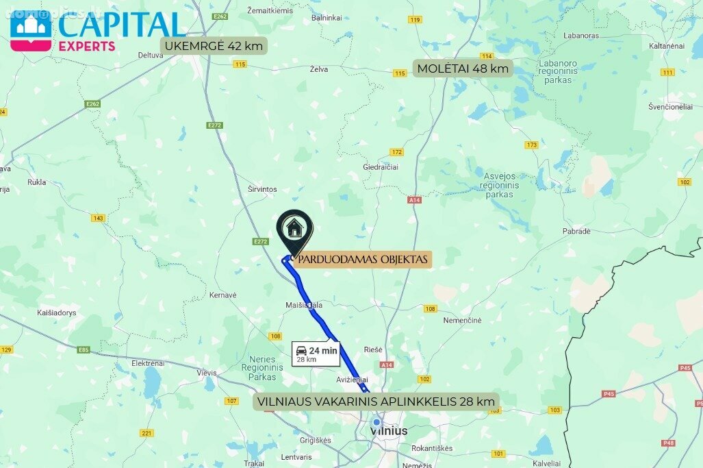 Parduodamas sklypas Širvintų rajono sav., Antanaičiuose