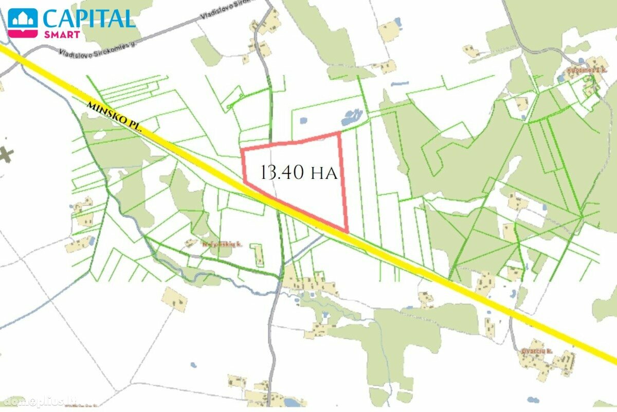 Parduodamas sklypas Vilniaus rajono sav., Nelydiškėse