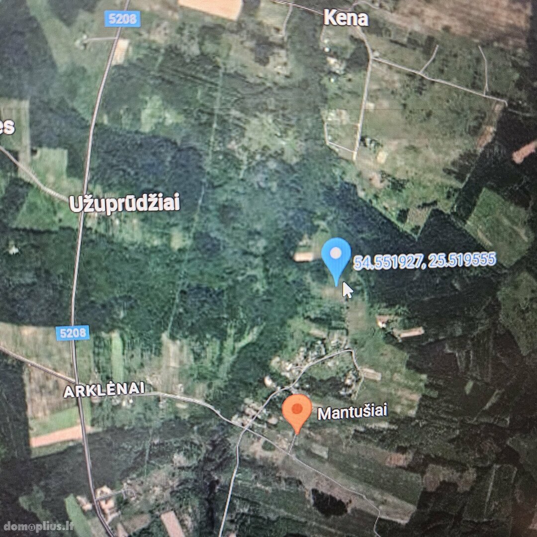 Parduodamas sklypas Vilniaus rajono sav., Mantušiuose