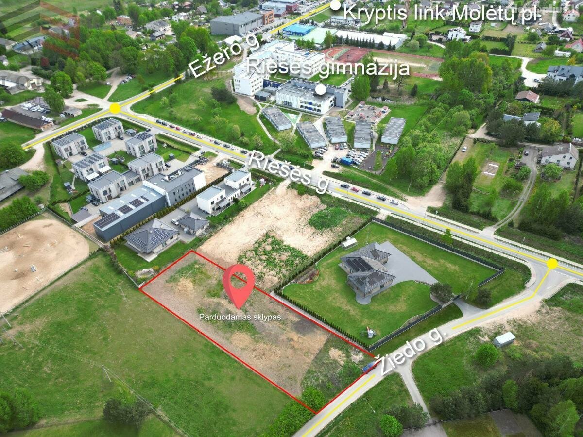 Parduodamas sklypas Vilniaus rajono sav., Riešėje
