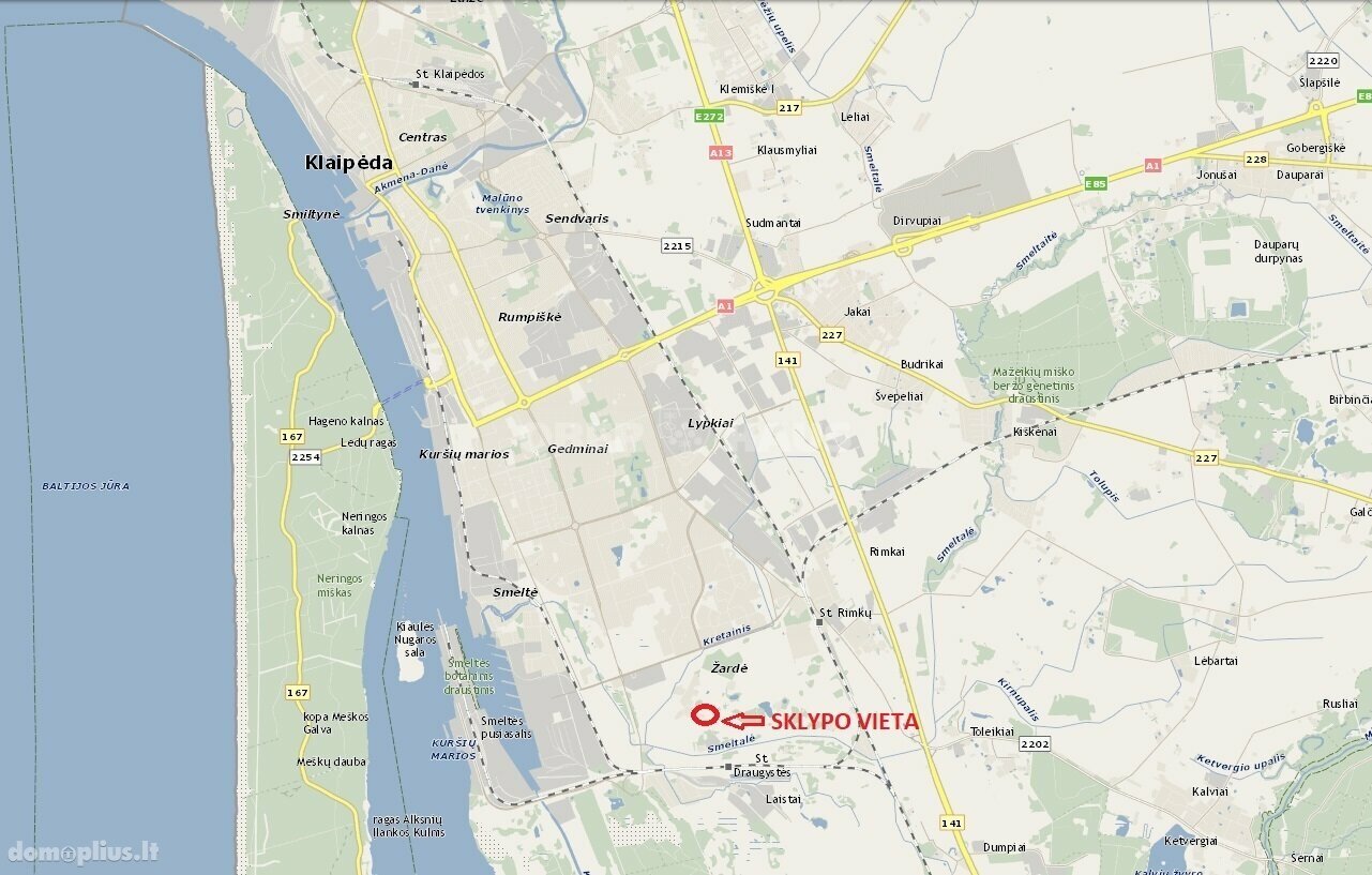 Parduodamas sklypas Klaipėda, Klaipėdoje, Žardupės g.
