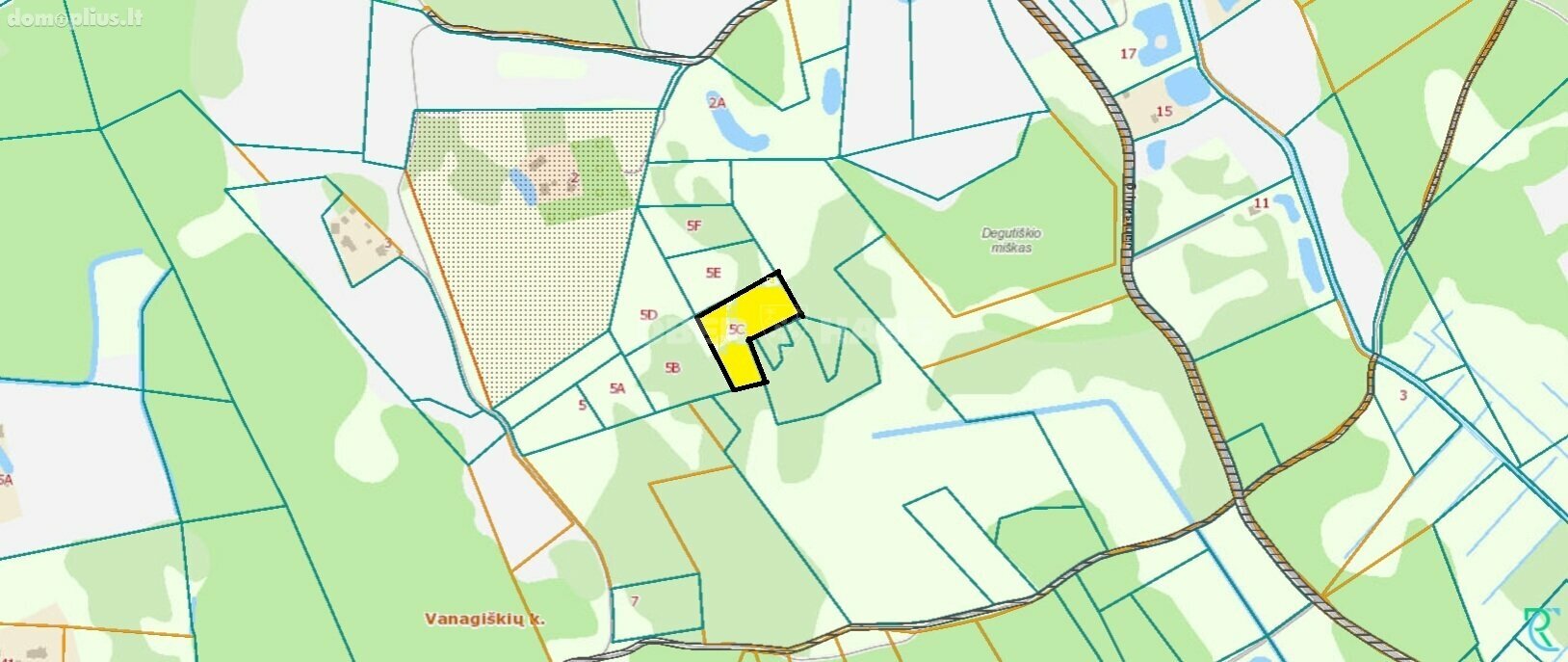 Parduodamas sklypas Molėtų rajono sav., Vanagiškėse