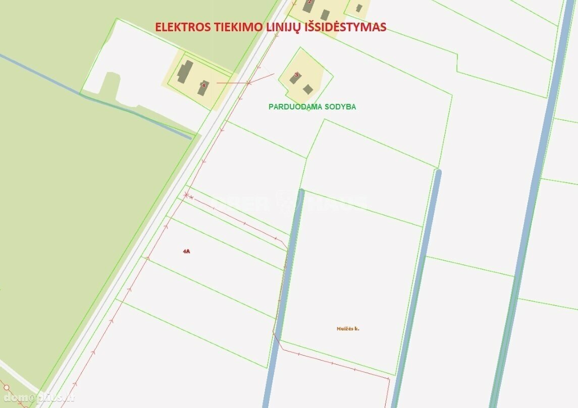 Parduodamas sklypas Šilutės rajono sav., Muižėje