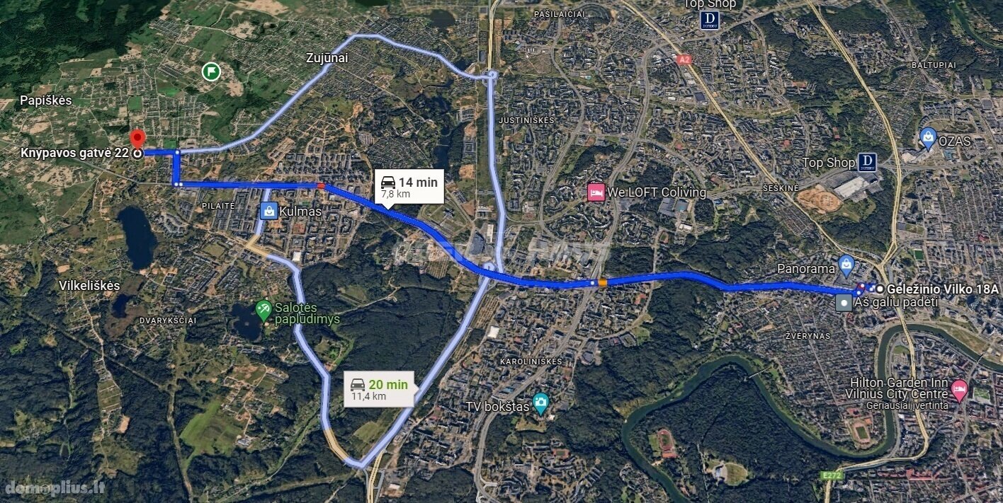 Parduodamas sklypas Vilniuje, Pilaitėje